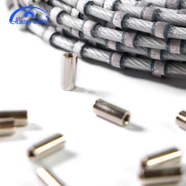 Huangchang D10.5mm Electroplated Spring And Rubber Diamond Saw Wire Saw For Reinforced Concrete - Image 4