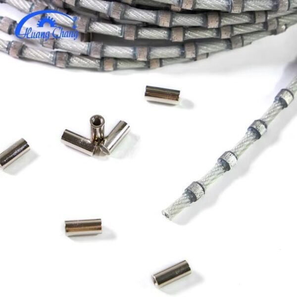 Huangchang D10.5mm Electroplated Spring And Rubber Diamond Saw Wire Saw For Reinforced Concrete - Image 5