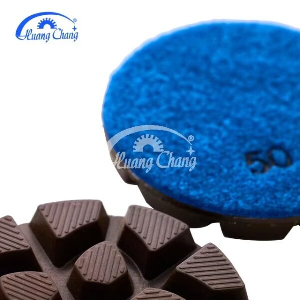 Almofadas de polimento de piso de concreto de uso seco com diamante de 3 a 4 polegadas Suporte OEM personalizável Polimento de mármore e granito - Image 5