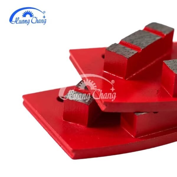 QUANZHOU huangchang 2 Split Segments Diamante Trapezoidal Metálico, Segmento de Retificação de Concreto - Image 3
