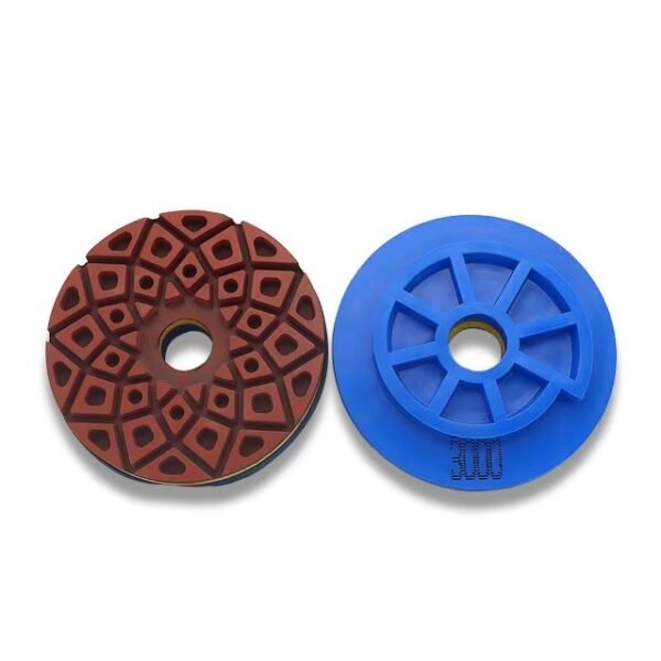 Rebolo de esmerilhamento de caracol de pedra para máquina portátil Diamond Marble Snail Lock Edge Polishing wheel - Image 2