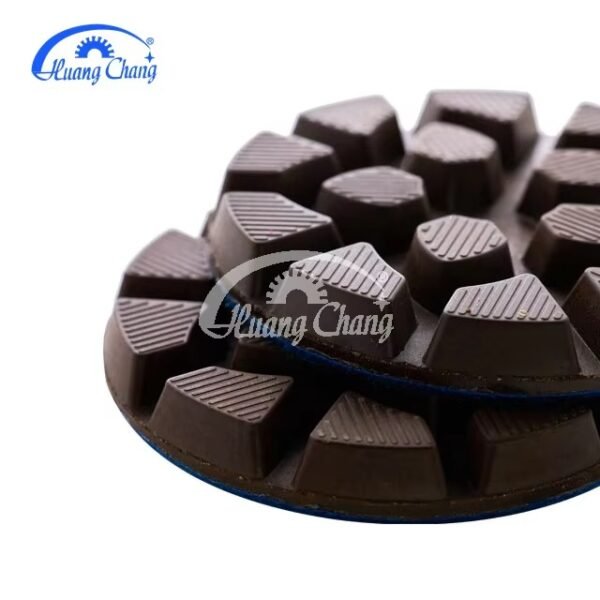 Almofadas de polimento de piso de concreto de uso seco com diamante de 3 a 4 polegadas Suporte OEM personalizável Polimento de mármore e granito - Image 6