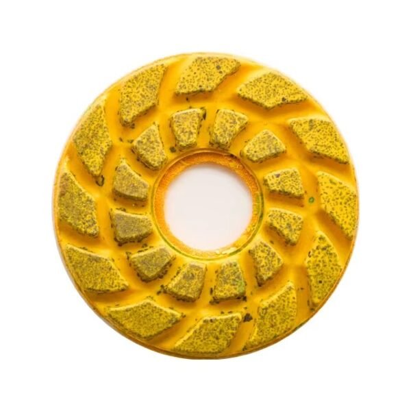 Almofadas de renovação de piso de concreto Almofadas de polimento verde úmido de resina de diamante Almofadas de polimento de moagem de diamante
