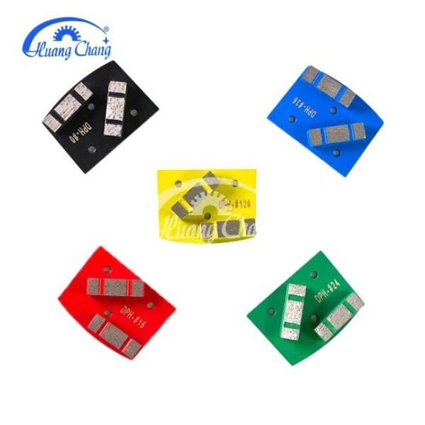 QUANZHOU huangchang 2 Split Segments Diamante Trapezoidal Metálico, Segmento de Retificação de Concreto - Image 2