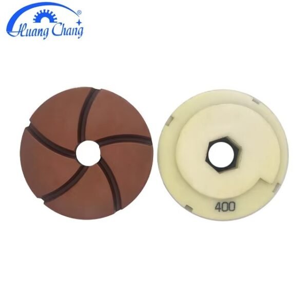 Fivela de caracol de 4 polegadas, vendida a quente na fábrica, rebolo de esmeril com trava de caracol e almofada traseira de espuma para polidor manual - Image 2