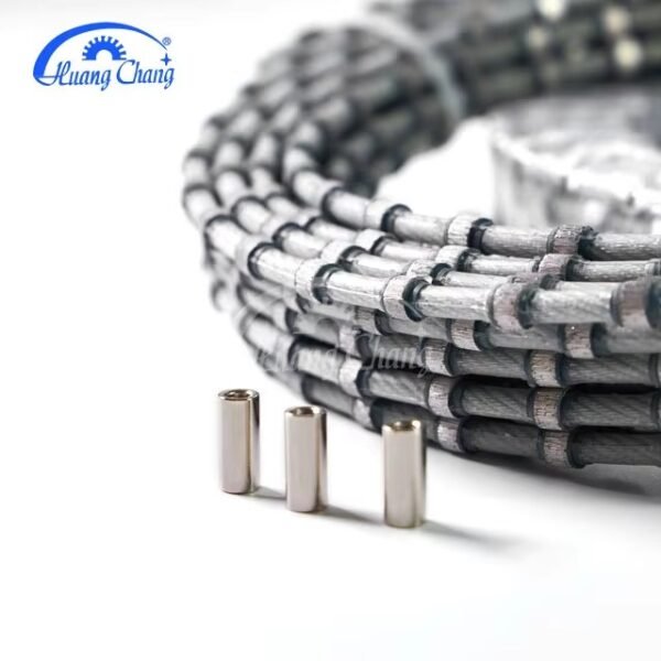 Huangchang D10.5mm Electroplated Spring And Rubber Diamond Saw Wire Saw For Reinforced Concrete - Image 2