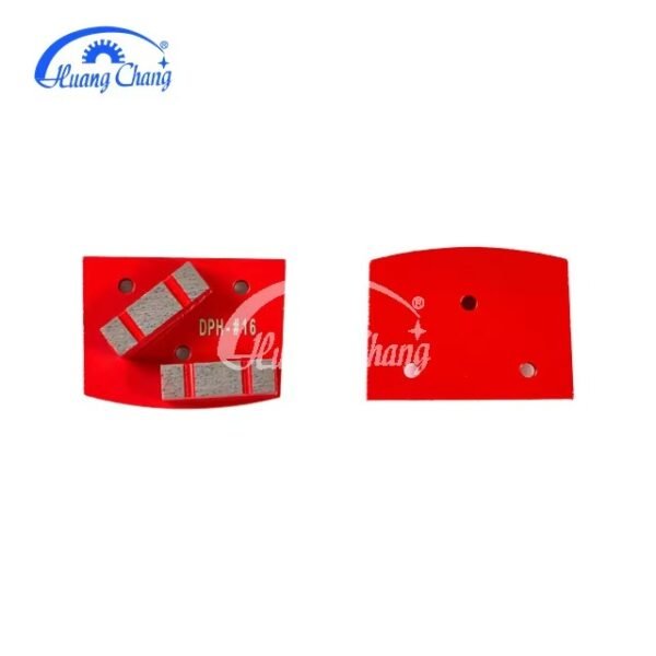 QUANZHOU huangchang 2 Split Segments Diamante Trapezoidal Metálico, Segmento de Retificação de Concreto