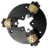 ferramentas de ferragens rolos martelados com bucha de diamante de 230 mm disco de aba de correia de placa - Image 2