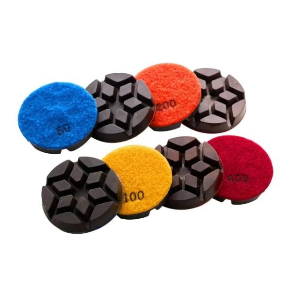 Almofadas de polimento de diamante para pedra de quartzo, mármore, pedra úmida e seca, com resina e concreto flexível - Image 2