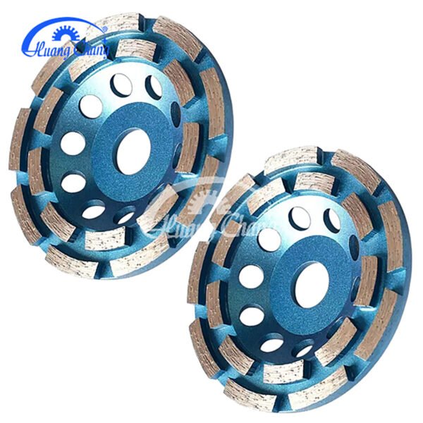 Disco de esmeril de diamante de duas carreiras de 115 mm Disco de esmeril para corte de concreto Disco de lixa para máquina de polimento - Image 6