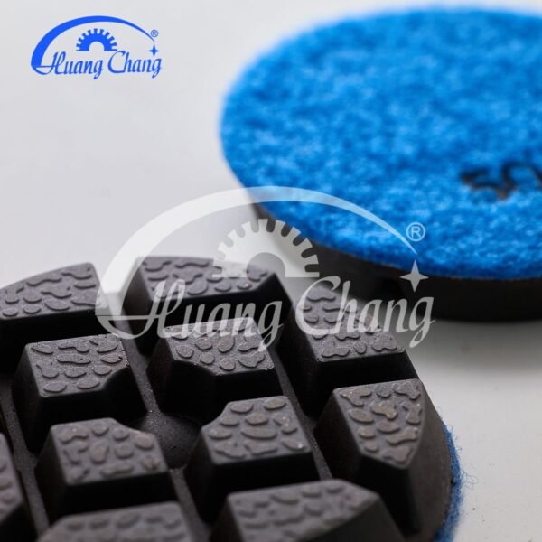 Almofadas diamantadas de 3 polegadas para polimento de pisos de concreto hc cpp 0008