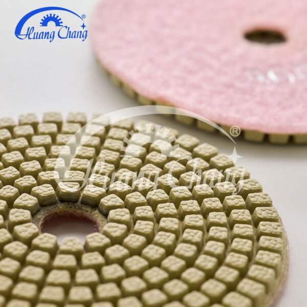 Almofadas de polimento de diamante para pedra úmida de 6 polegadas para granito/mármore hc spp 0005 6