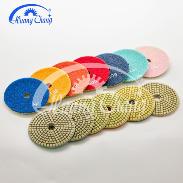 Almofadas de polimento de diamante para pedra úmida de 6 polegadas para granito/mármore hc spp 0005 6
