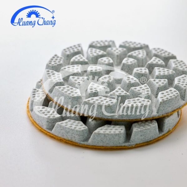 Almofadas de polimento de diamante seco branco de 4 polegadas, as melhores ferramentas para concreto hc cpp 0003 4