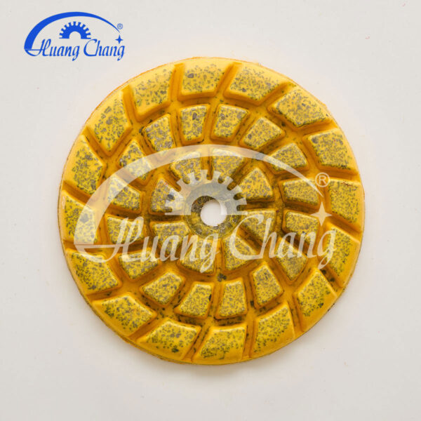 Almofadas de polimento de diamante amarelo para mármore hc spp 0014