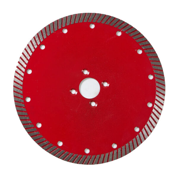 Disco de corte de lâmina de serra diamantada turbo de 4,5/5/6/7/9 polegadas ciano/vermelho para azulejo