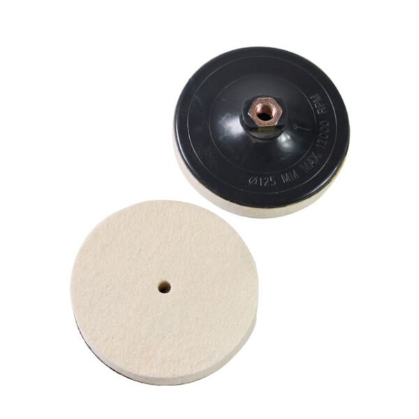 m14,5/8 11 wool felt polishing pad buffing pads for stone polishing