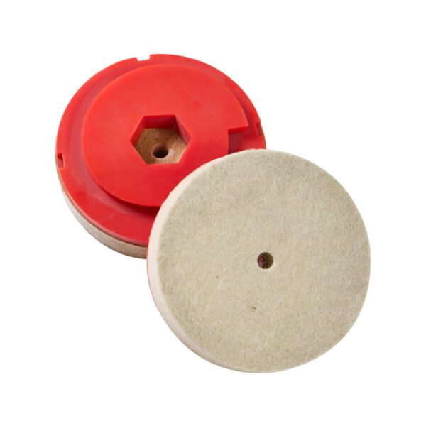 snail lock wool felt polishing pad buffing pads for stone polishing